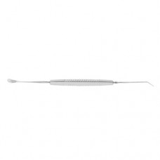 Paton Spatula & Spoon For Corneal Button Transfer Stainless Steel, 14 cm - 5 1/2"